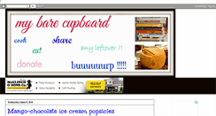 Desktop Screenshot of mybarecupboard.com